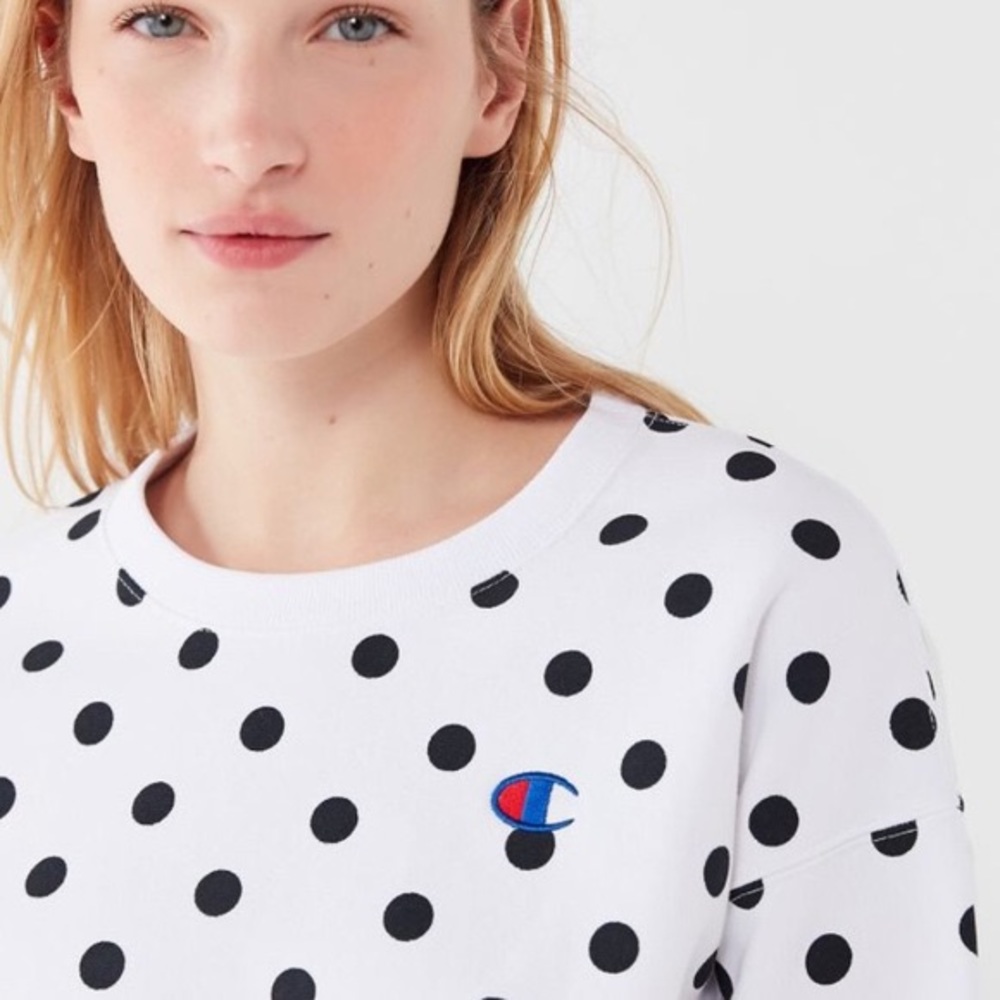 CHAMPION POLKA DOT CREWNECK
